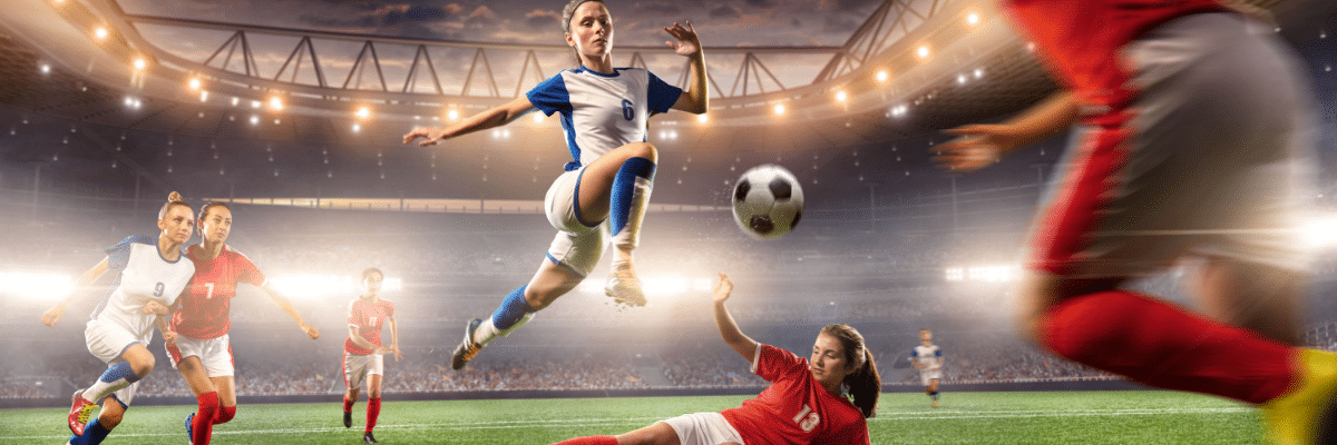 women's soccer- football player